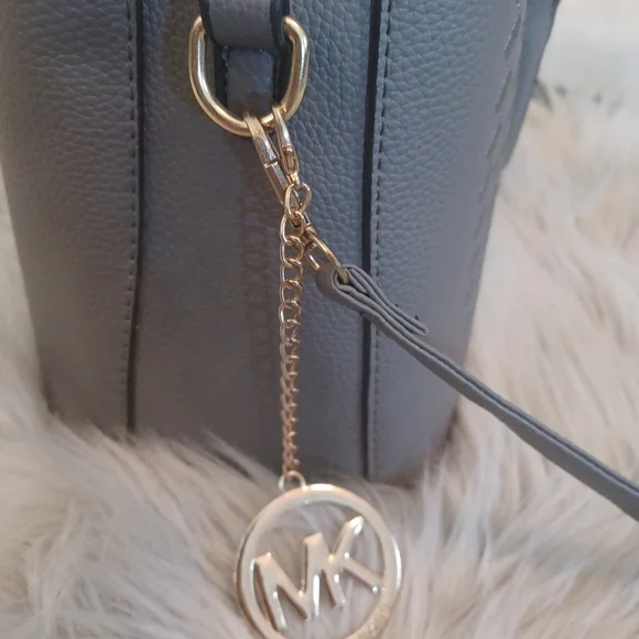 SOLD M - Gray Fashion Satchel Purse Handbag - Picture 7 of 11